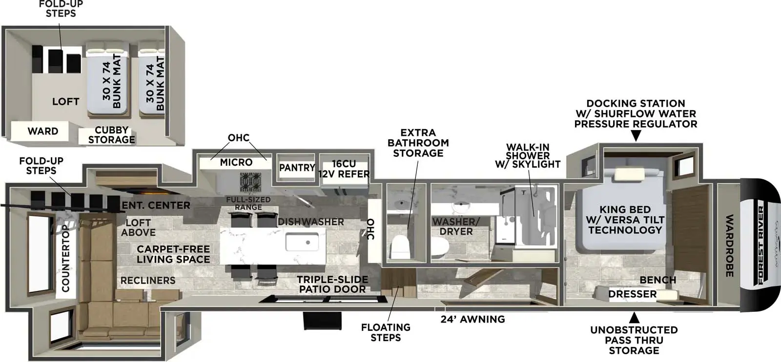 44STAY Floorplan Image